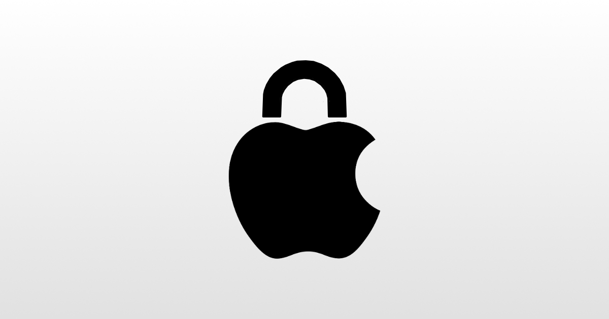 Apple lock logo