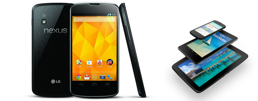Nexus 4 and Nexus 10 UK