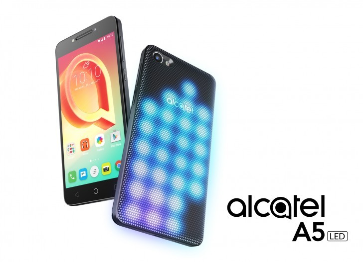 Los teléfonos Android Alcatel A5 LED, A3 y U5 se lanzaron en el MWC 2017