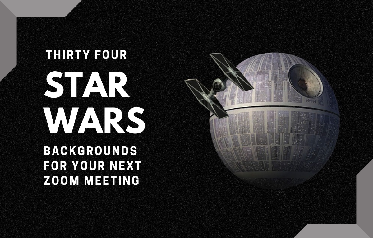 Más de 30 fondos virtuales oficiales y no oficiales de Star Wars para su próxima reunión de Zoom
