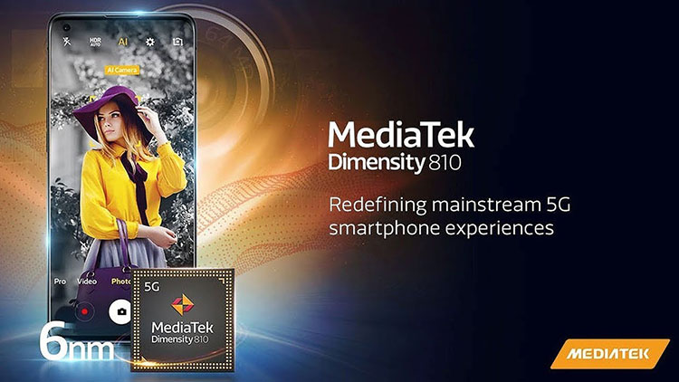 MediaTek y Realme Collaboration presentan el teléfono inteligente con tecnología 5G Dimensity 810