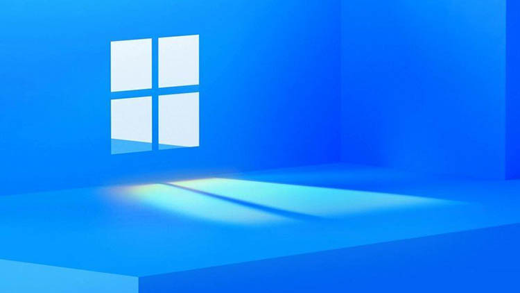 Microsoft carga el fondo de pantalla filtrado del logotipo de Windows 11
