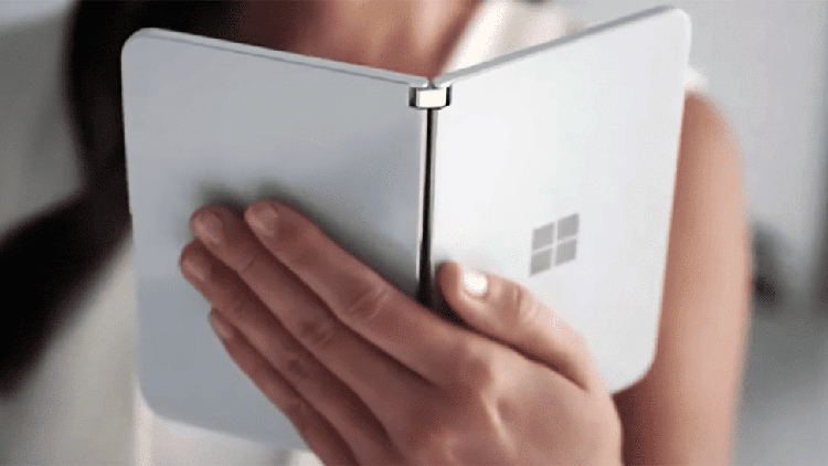 Microsoft presenta una nueva patente para el mecanismo de bisagra en Surface Duo 2