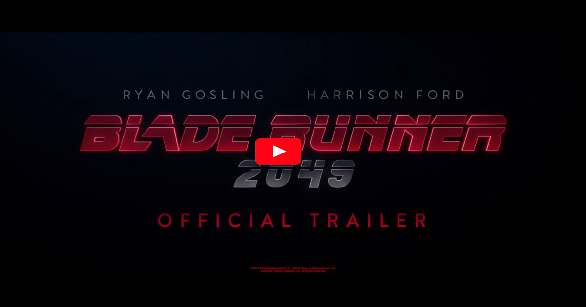 Mira el tráiler de Blade Runner 2049 con Harrison Ford y Ryan Gosling