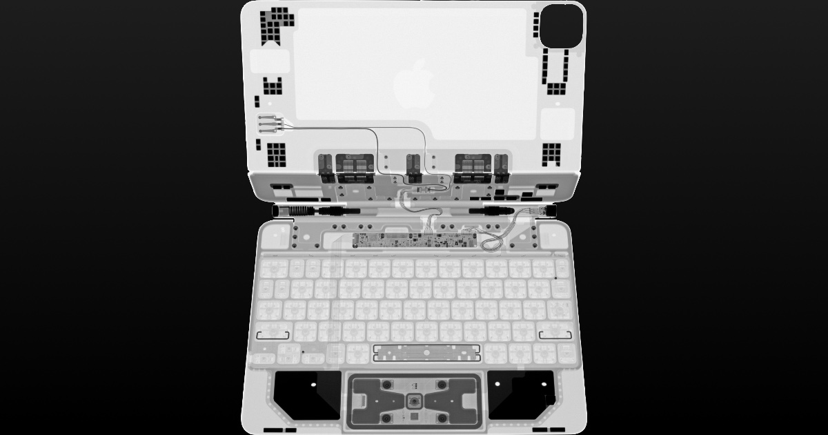 iPad pro magic keyboard X-ray