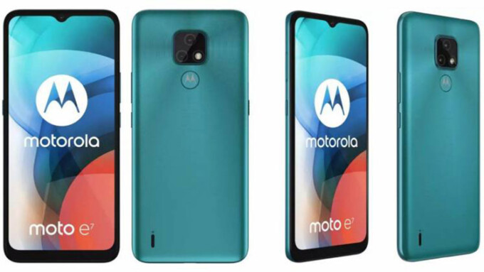 Motorola Moto E7 regresa con representaciones de diseño filtradas y especificaciones clave