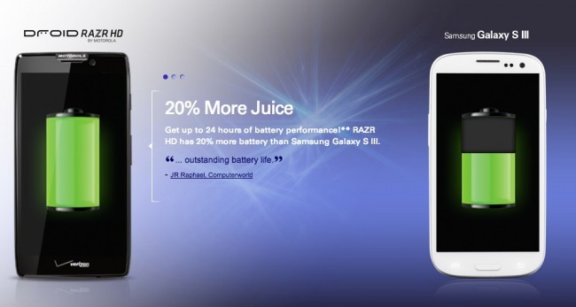 Motorola lanza anuncio atacando al Galaxy S3 de Samsung
