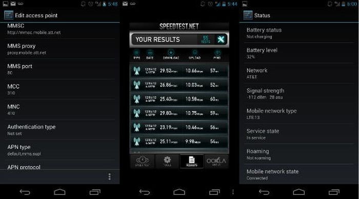 Nexus 4 LTE también funciona con AT&T.  Sin embargo, solo en la banda 4 1700MHz.