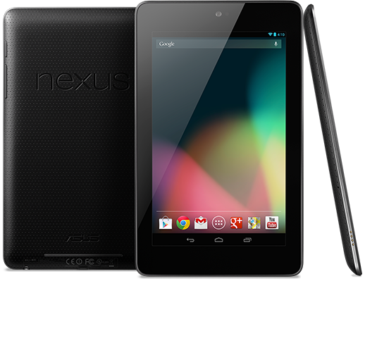 Nexus 7 de $99 que se lanzará a fines de 2012. Y también un nuevo modelo más delgado de $199.