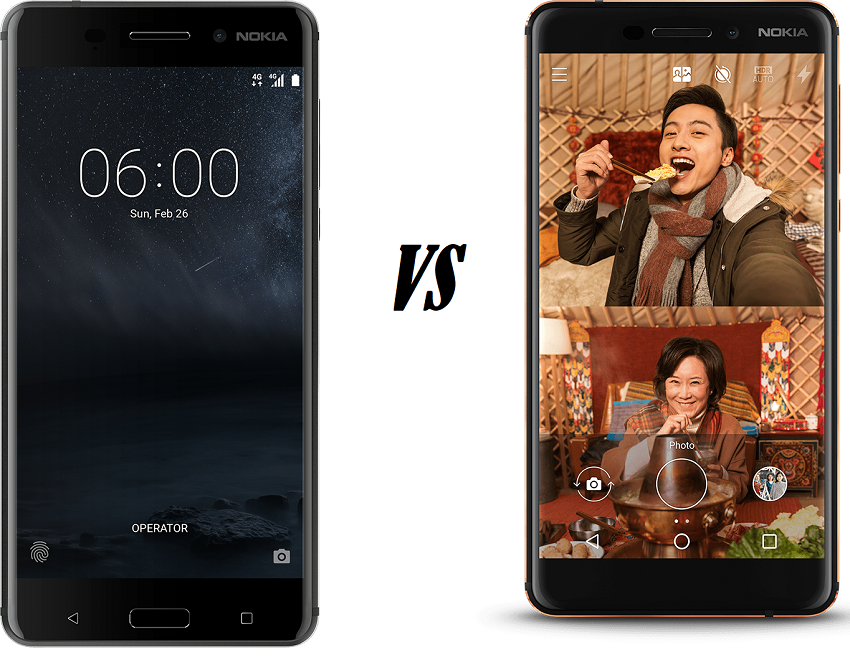 Nokia 6 vs Nokia 6 2018
