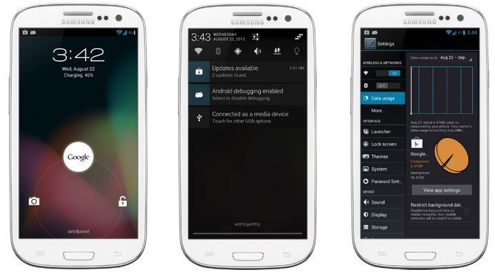 Obtén Jelly Bean e Hybrid UI en Galaxy Note con ParanoidAndroid v2.0