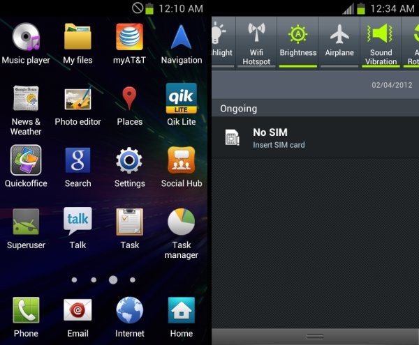 Obtenga ICS Android 4.0 en T-Mobile Galaxy S2 con Cool 14 Toggles Mod