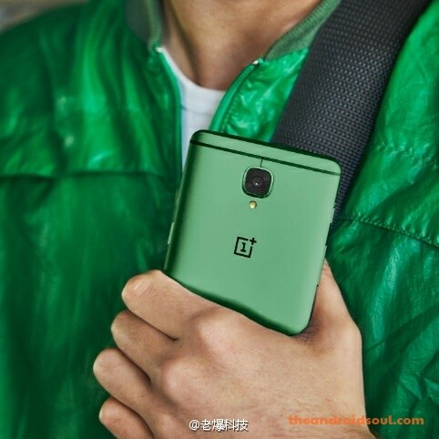 OnePlus 3T manchado de color verde en una fuga [Image]