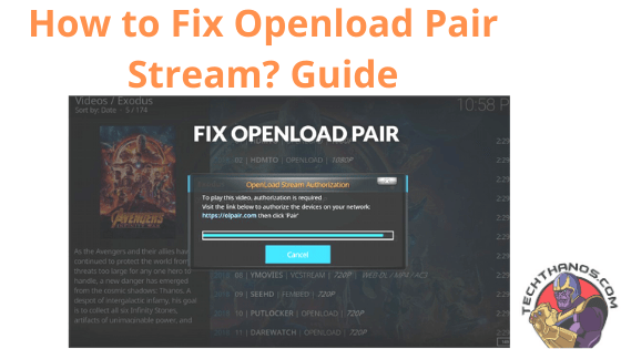 Openload Pair Stream: arreglos rápidos Olpair (100% funcional)
