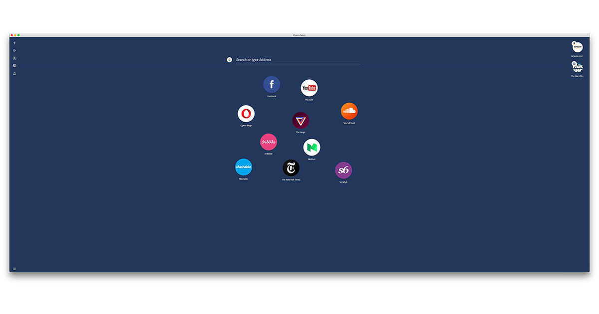 Opera reinventa el navegador web con Neon para Mac y Windows