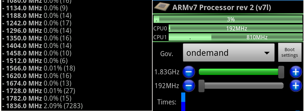 Overclock AT&T Skyrocket a 1.73 GHz con Kernel de Faux123