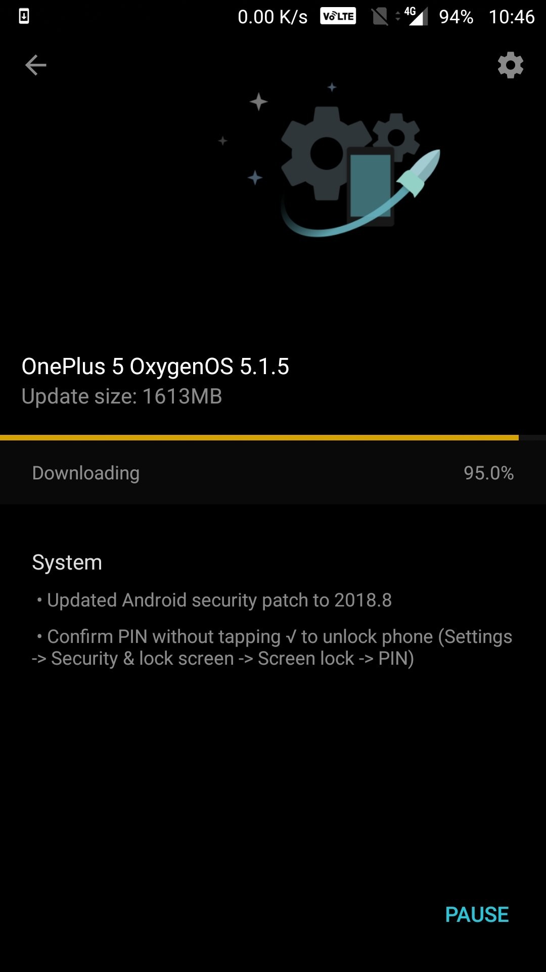 OxygenOS 5.1.5 para OnePlus 5 y 5T agrega compatibilidad con Project Treble y desbloqueo directo mediante PIN