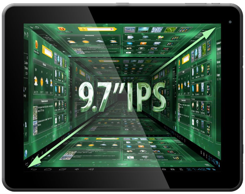 Perfeo 9706-IPS Las especificaciones son iguales a las de iPad por la mitad del precio, funciona con Jelly Bean