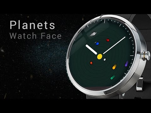 Planets Watchface es una esfera verdaderamente innovadora que pone el sistema solar en tu muñeca.