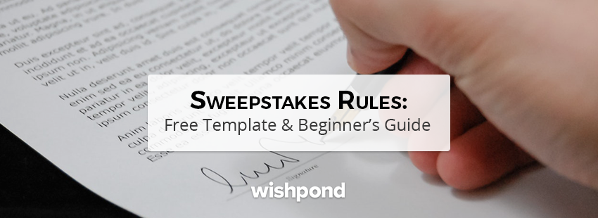 Sweepstakes Rules: Free Template & Beginner's Guide