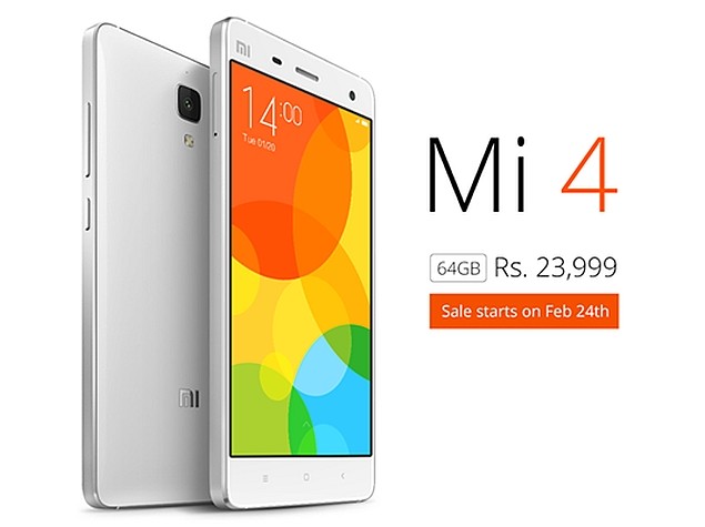 Precio y fecha de lanzamiento de Xiaomi Mi4 64GB anunciados para India