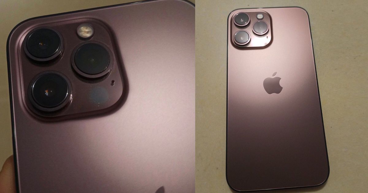 A bronze iPhone 13 announcement?