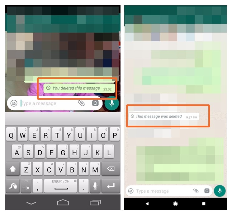 Qué significa la notificación "Este mensaje fue eliminado" en WhatsApp