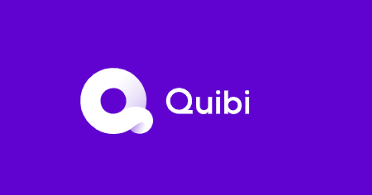 Quibi logo on purple background