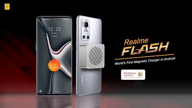 Realme Flash, primer smartphone Android con cargador magnético inalámbrico