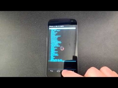 Recuperación Clockworkmod basada en Galaxy Nexus Touch (CWM)