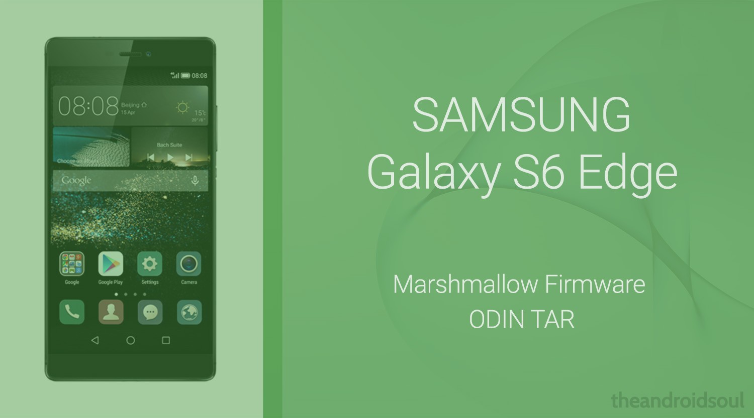 S6 también]Descargue el firmware Galaxy S6 Edge Android 6.0.1 Marshmallow [Odin TAR]