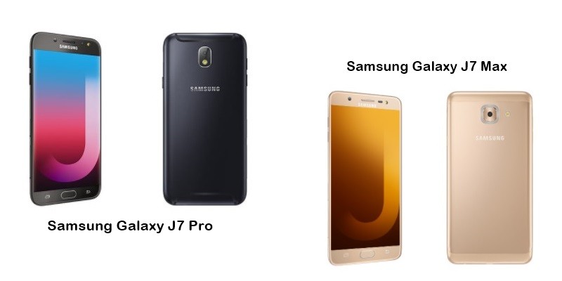 Samsung Galaxy J7 Max y Galaxy J7 Pro lanzados en India con Samsung Pay y la nueva función de cámara social
