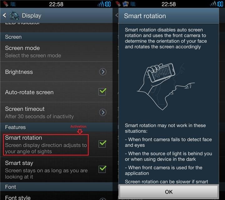 Samsung Galaxy S3 gets Smart Rotation