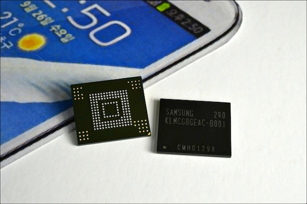 Samsung anuncia chips de memoria flash de 64 GB con proceso de 10 nm