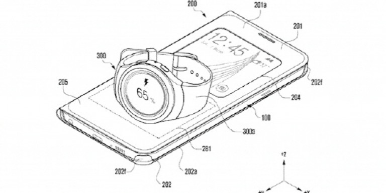 Samsung presenta una patente para una funda de teléfono inteligente que servirá como cargador inalámbrico para el reloj Gear S