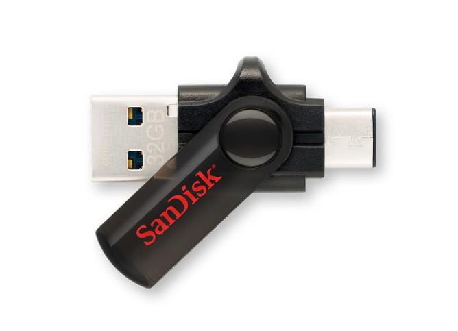 SanDisk presenta la unidad flash USB de 32 GB con un conector tipo C