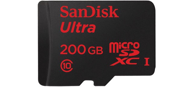 SanDisk presenta una tarjeta microSD con hasta 200 GB de espacio de almacenamiento