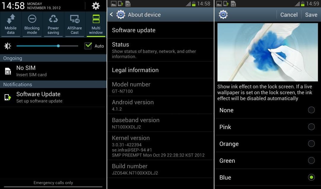 Se filtró el firmware Android 4.1.2 del Galaxy Note 2 (N7100XXDLJ2)