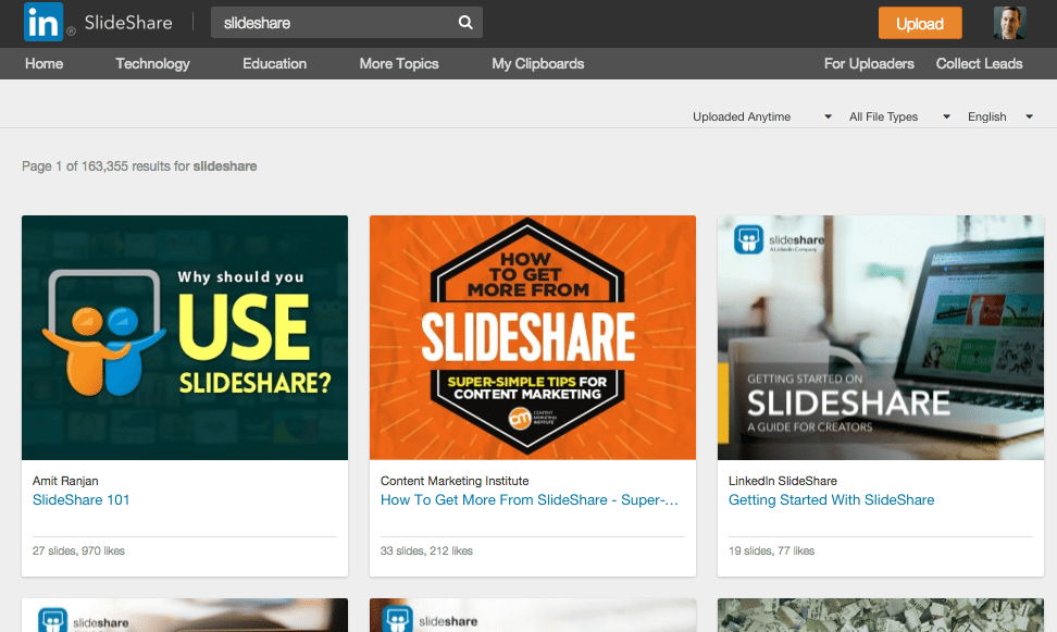 Slideshare es la mayor oportunidad en marketing de contenido B2B