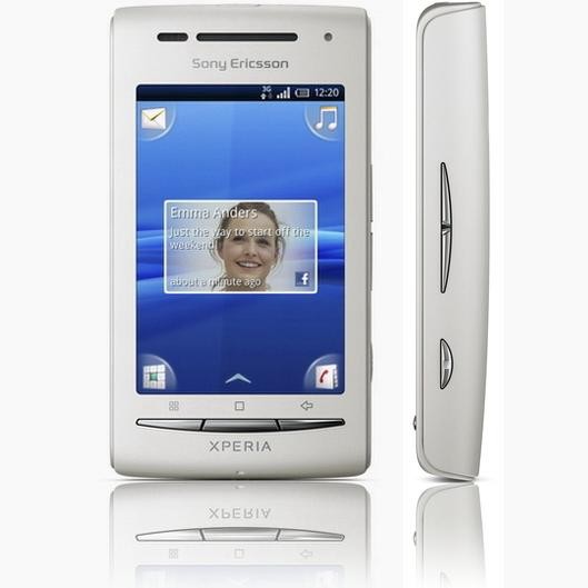 Sony Ericsson X8 Front view