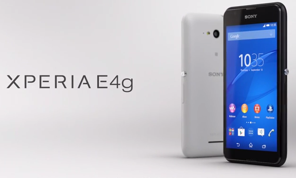 Sony lanza la versión LTE'D del Xperia E4, entra el E4G