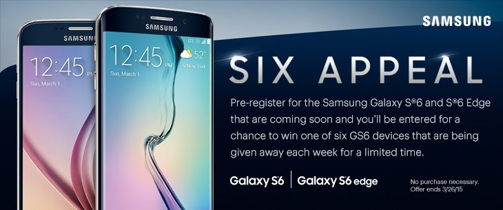 Sprint regalará Six Galaxy S6 a las personas que registren previamente el dispositivo, se filtra una imagen promocional