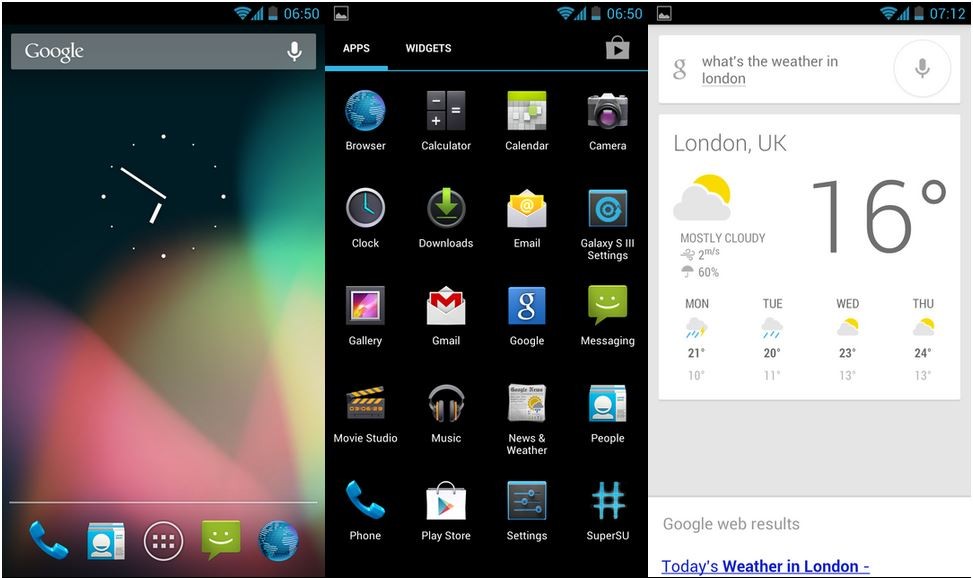 SuperNexus para Samsung Galaxy S3 i9300 te brinda la experiencia Jelly Bean AOSP
