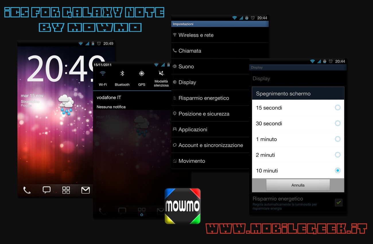 Tema Android 4.0 ICS para Galaxy Note