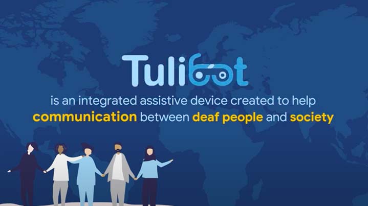 Tulibot, un dispositivo hecho por estudiantes de Surabaya ayuda a la comunicación con pacientes sordos