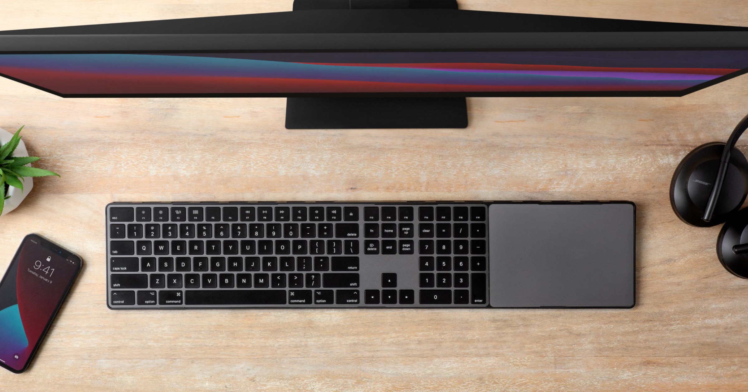 MagicBridge extended for keyboard and trackpad