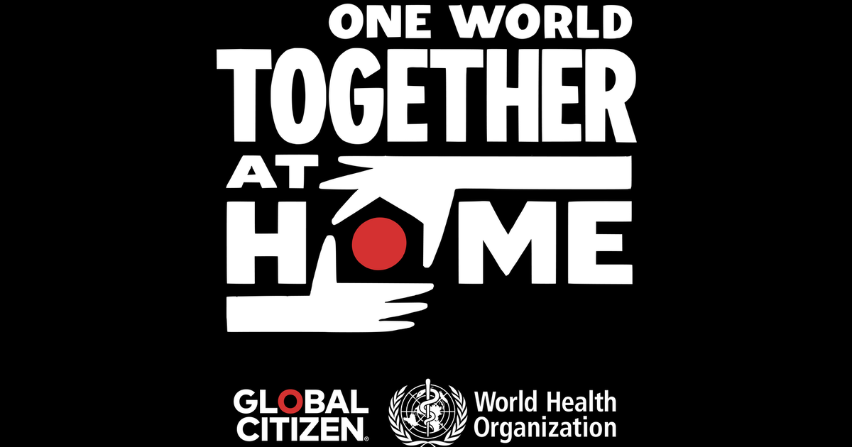 World One Together COVID-19 broadcast logo
