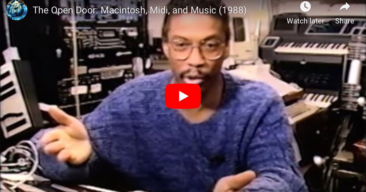 Un video de 1988 sobre el futuro de la grabación musical y la Mac