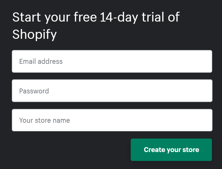 prueba gratuita de shopify