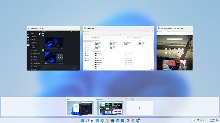 Una mirada más cercana al escritorio virtual en Windows 11